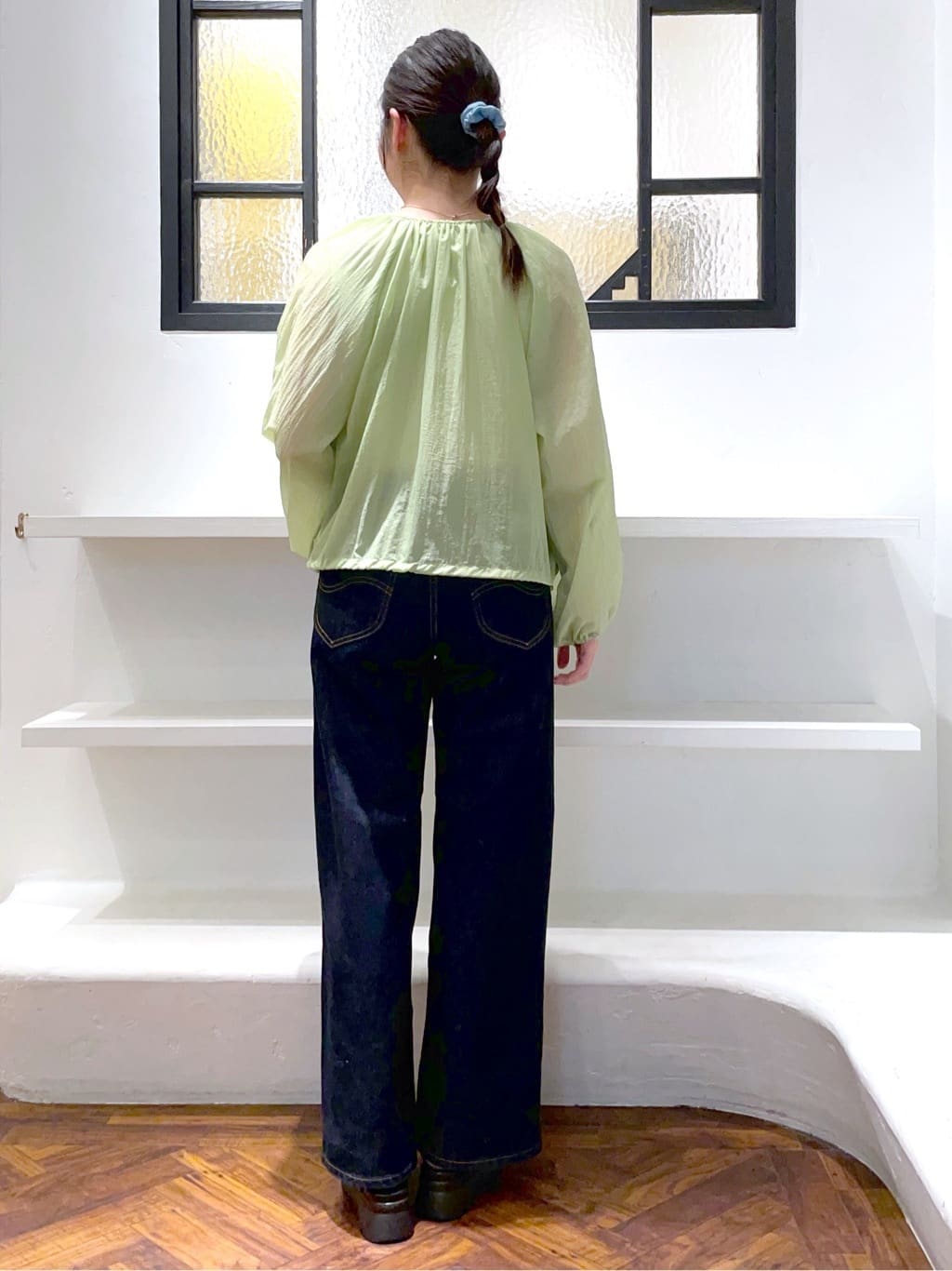 あんりさんの「grove｜【Lee&times;grove別注】WIDE DENIM PANTS」を使ったコーディネート