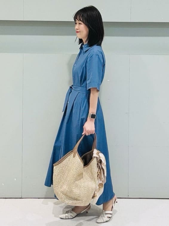 makiさんの「UNTITLED｜【遮熱・UVカット・ウォッシャブル】つば広HAT」を使ったコーディネート