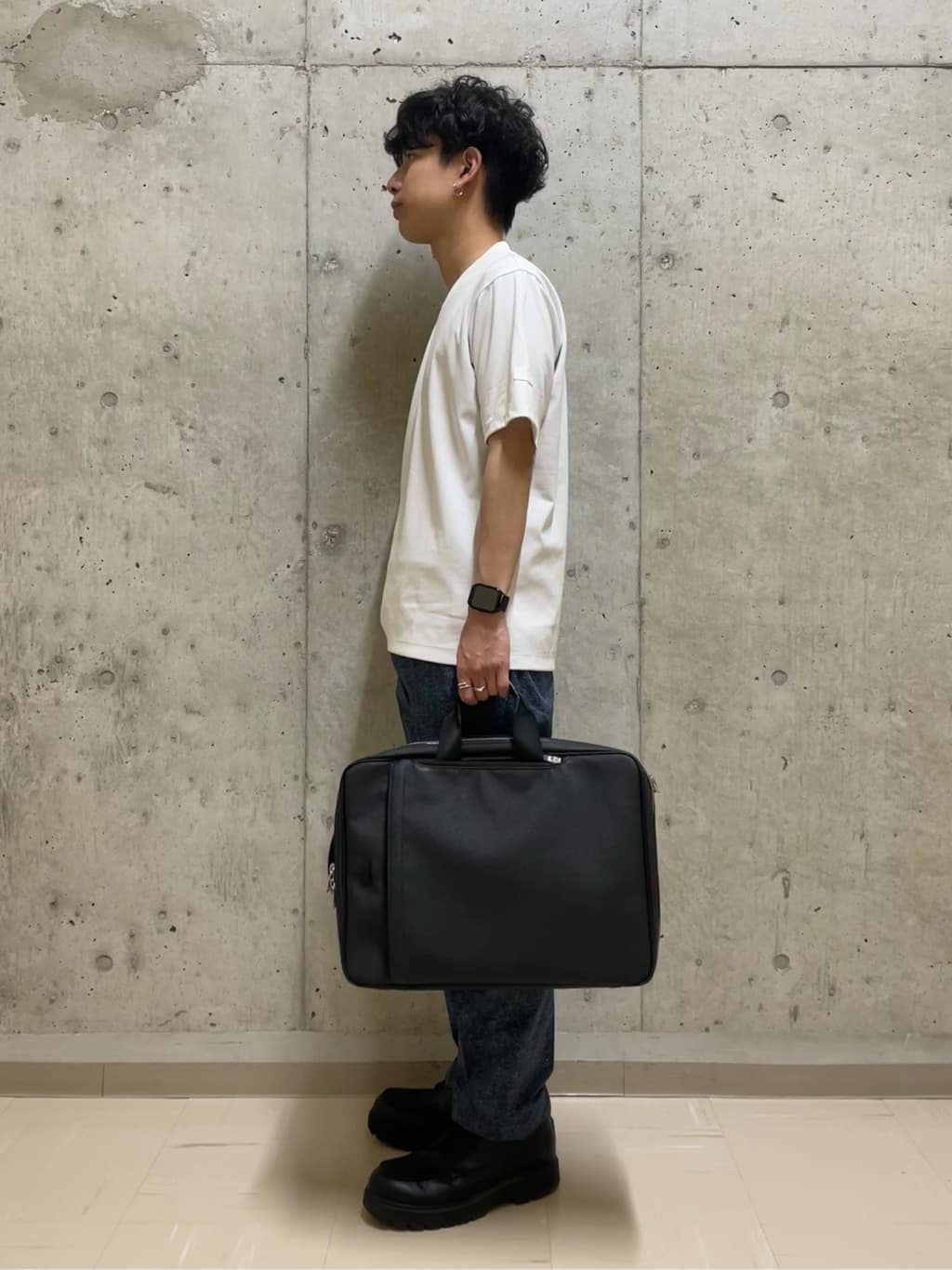 すずきさんの「TAKEO KIKUCHI｜【抗菌防臭】COOL DOTS（R）ドビープリント ジャケット」を使ったコーディネート