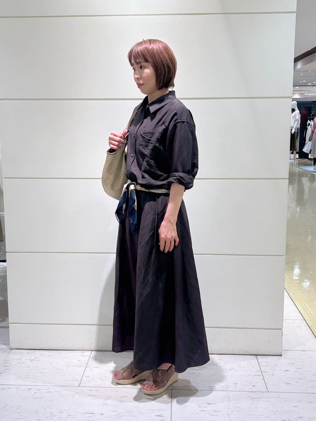 Satoさんの「UNTITLED｜◆【セットアップ可能/手洗い可】リネン混フレアスカート」を使ったコーディネート