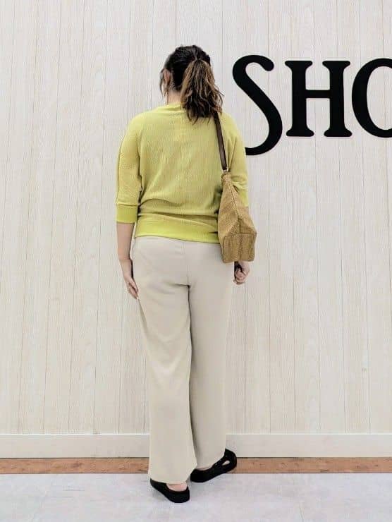さくみぃさんの「SHOO･LA･RUE｜◆ゆるシルエットが心地よい リブドルマントップス」を使ったコーディネート