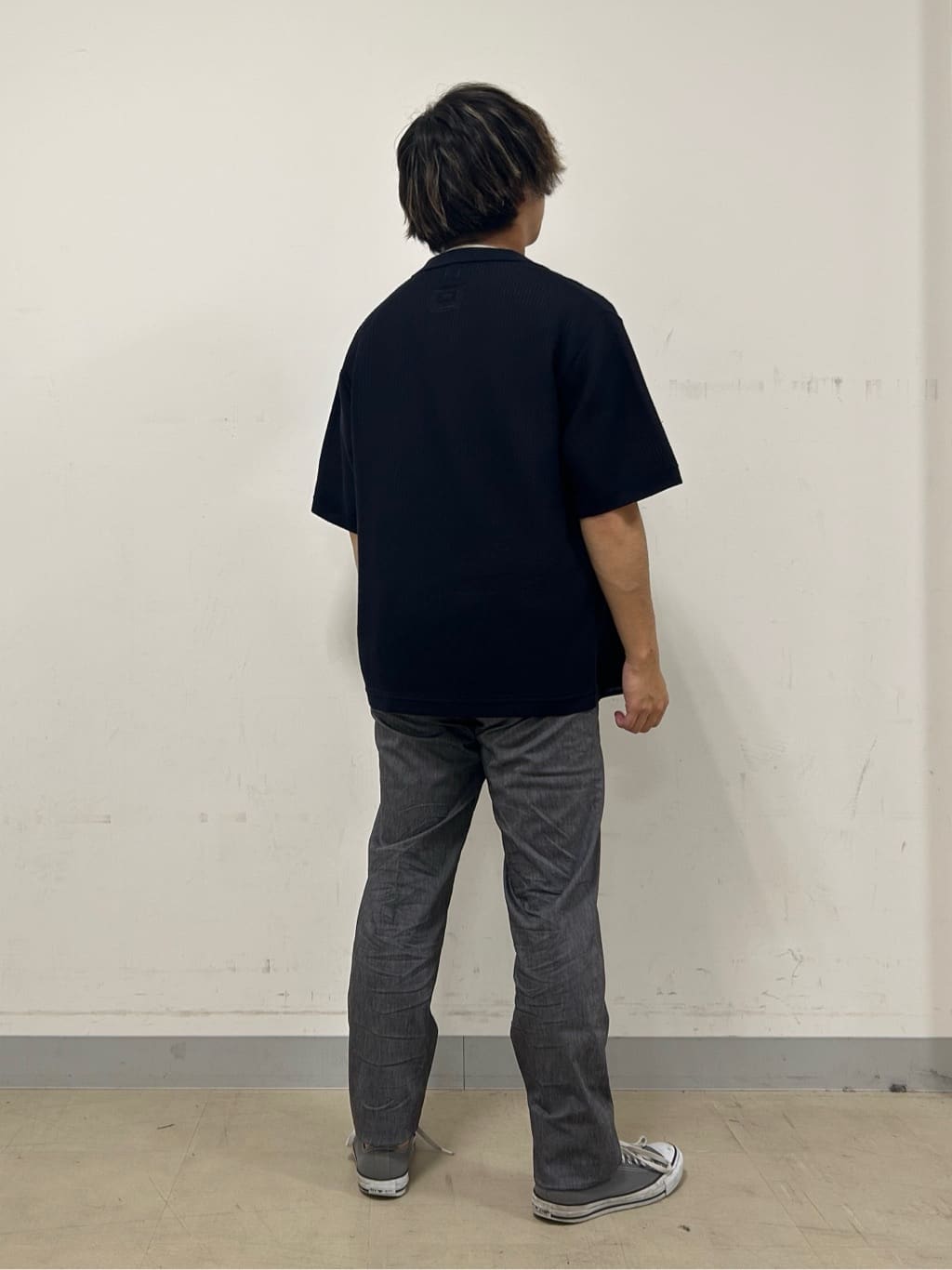 Hiroさんの「TAKEO KIKUCHI｜【抗菌防臭／5サイズ展開】ハイゲージポンチ Tシャツ」を使ったコーディネート