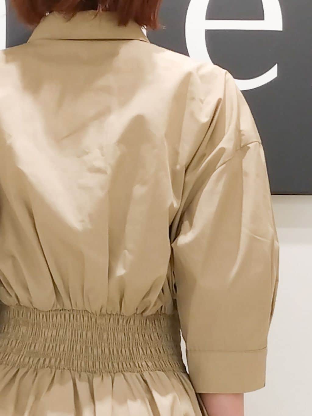 n.さんの「index｜◆《5色展開》フィット＆フレアシャツワンピース【洗濯機洗い可】」を使ったコーディネート