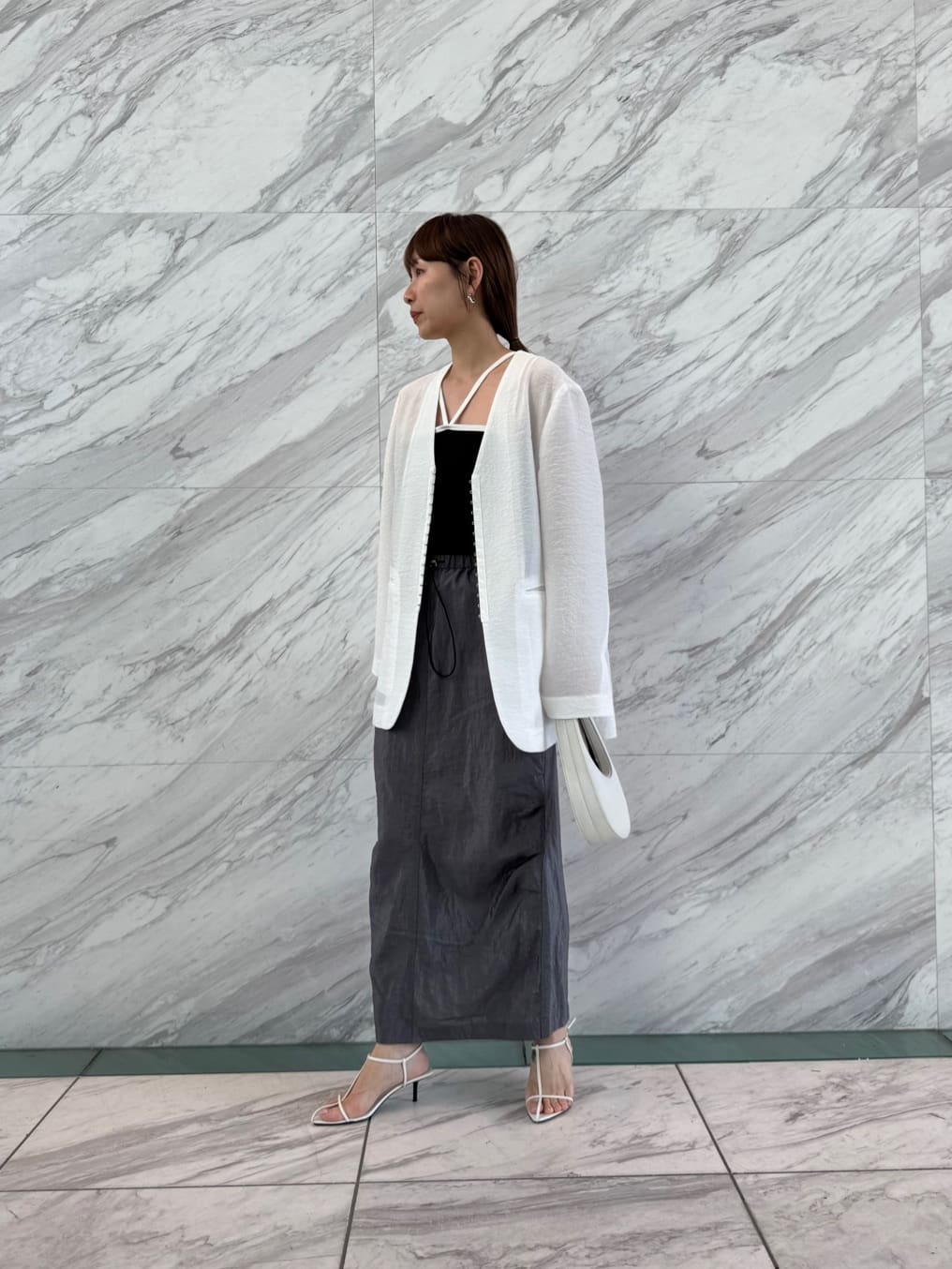 designer yukaさんの「CODE A｜【Cup-in】design cut camisole」を使ったコーディネート