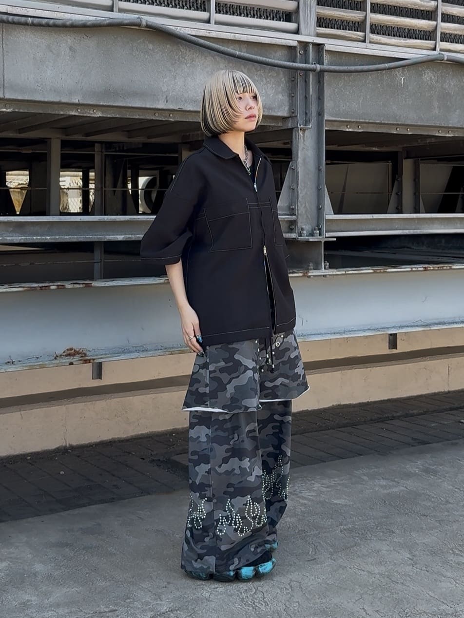 川本葵さんの「tk.TAKEO KIKUCHI｜◆K&rsquo;PJT by AOI 『Lightweight Pants』」を使ったコーディネート
