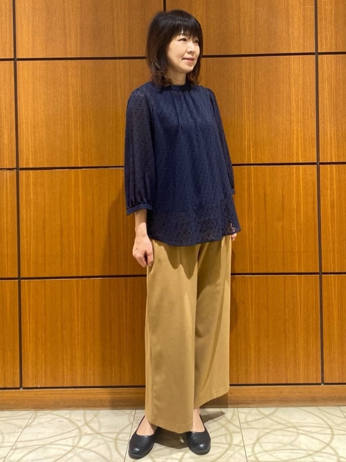 Eikoさんの「Reflect｜◆【マシンウォッシュ可／すっきりシルエット】ワイドシルエットパンツ」を使ったコーディネート
