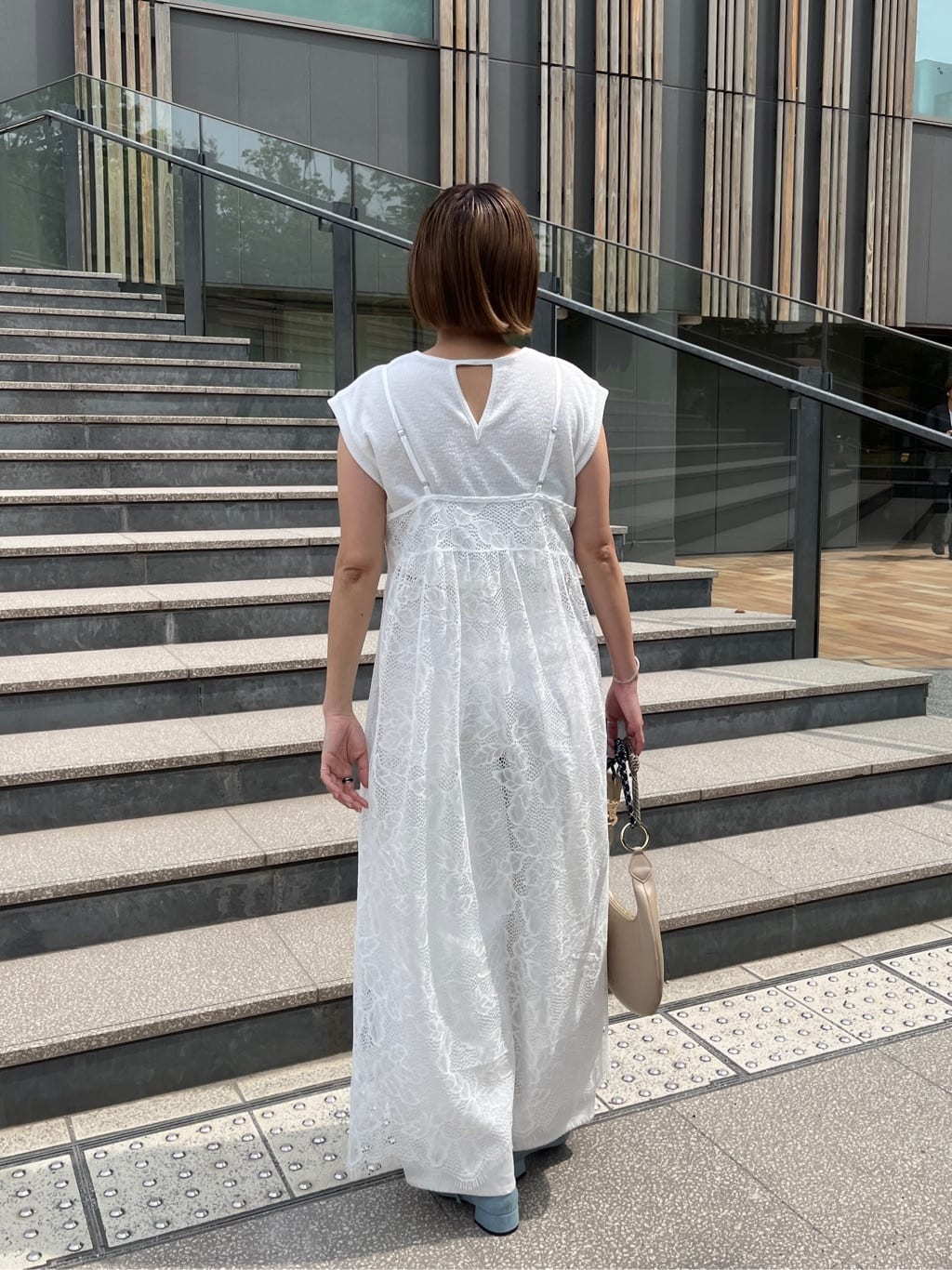 Harukaさんの「INDIVI｜ハイウエストカーブデニム」を使ったコーディネート