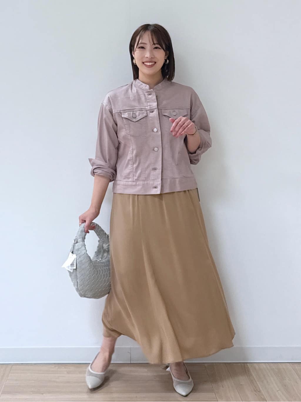 amiさんの「Reflect｜◆【手洗い可】カラーデニムジャケット」を使ったコーディネート