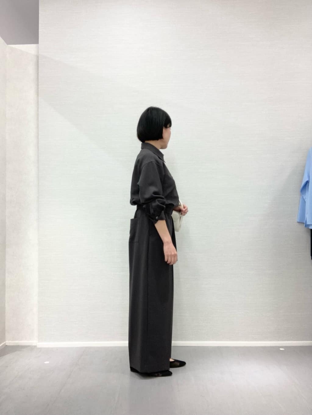 Yukoさんの「UNTITLED｜◆【朝比奈 彩&times;Oggi&times;UNTITLED スペシャルコラボ】シャツカラーオールインワン」を使ったコーディネート