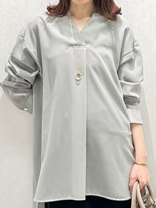 Miwaさんの「UNTITLED｜ライトダブルリングネックレス」を使ったコーディネート