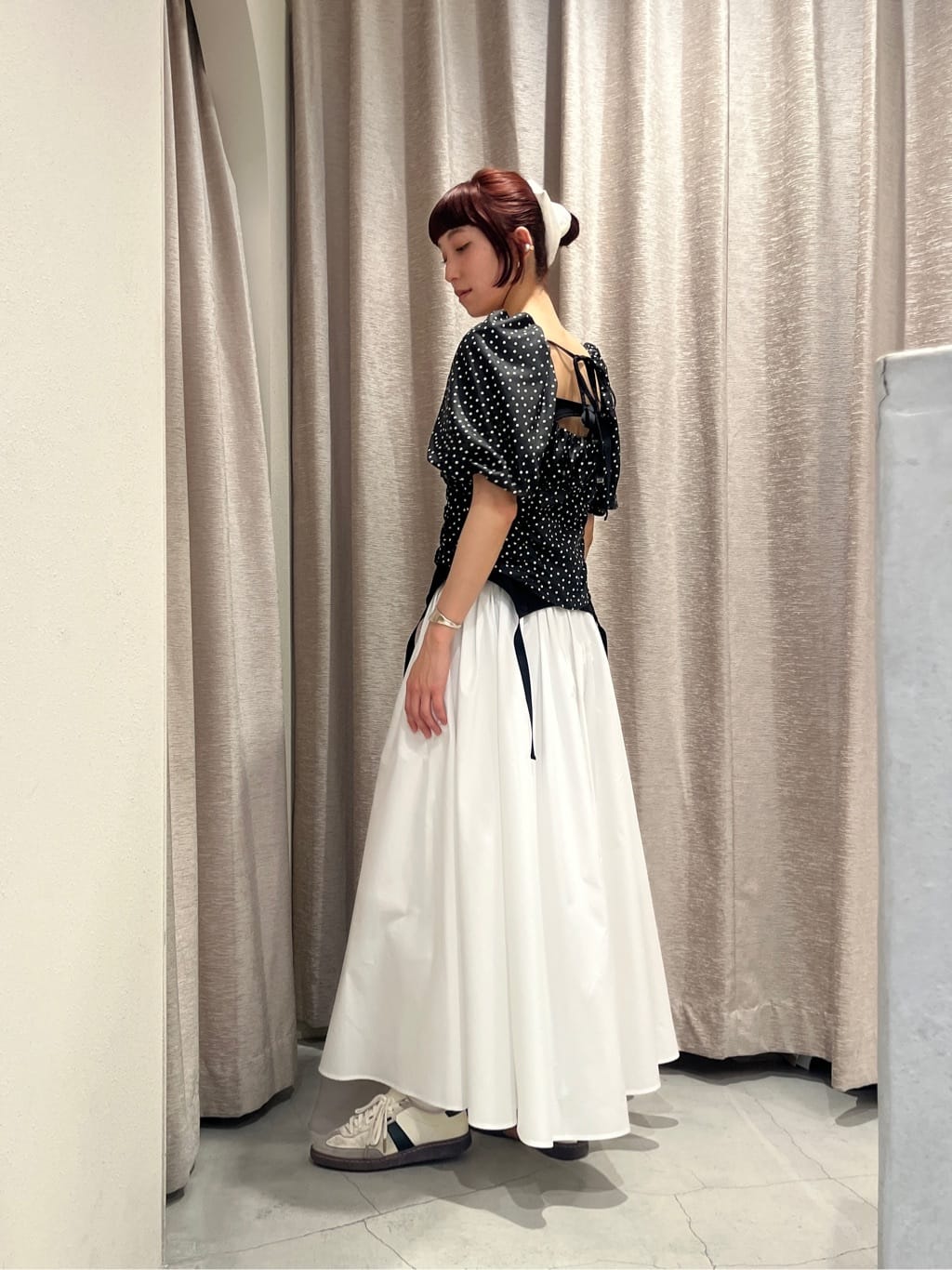 Rielさんの「CODE A｜side slit volume skirt」を使ったコーディネート