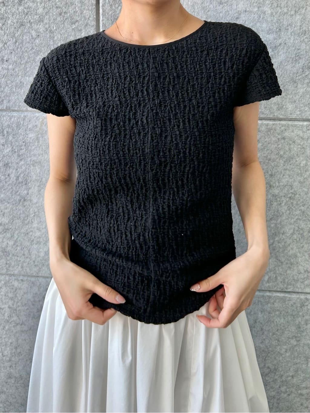 harunaさんの「CODE A｜femi cut pullover」を使ったコーディネート