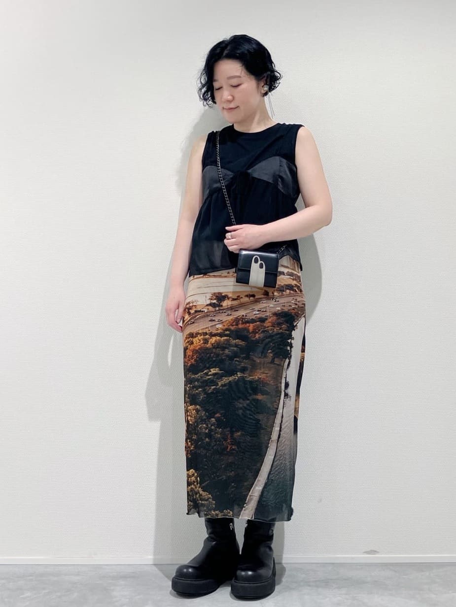 Cさんの「HIROKO HAYASHI｜チェーン付長財布用 ロングチェーン」を使ったコーディネート