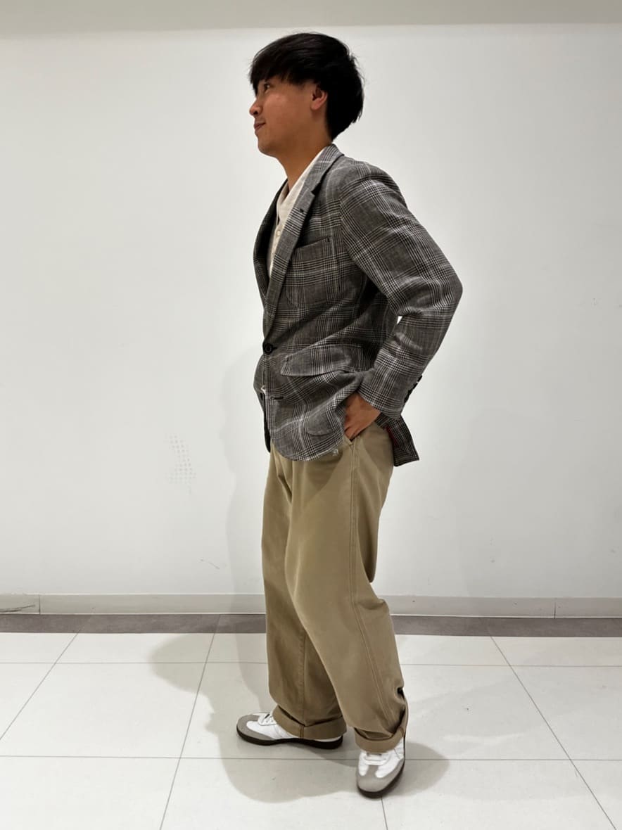 MATSUBARAさんの「DRESSTERIOR｜レースジャカード ニットポロ」を使ったコーディネート