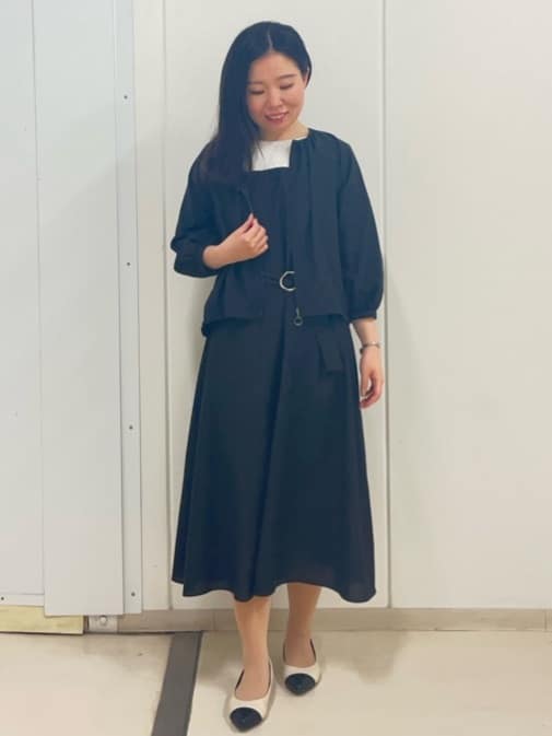 Rihoさんの「Reflect｜◆【撥水／洗える／セットアップ可】エアリージップアップブルゾン」を使ったコーディネート
