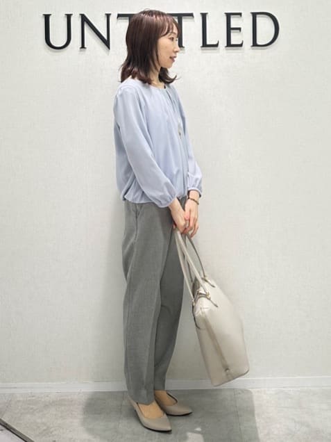 Miwaさんの「UNTITLED｜◆【セットアップ可能】リネンライク テーラードジャケット」を使ったコーディネート