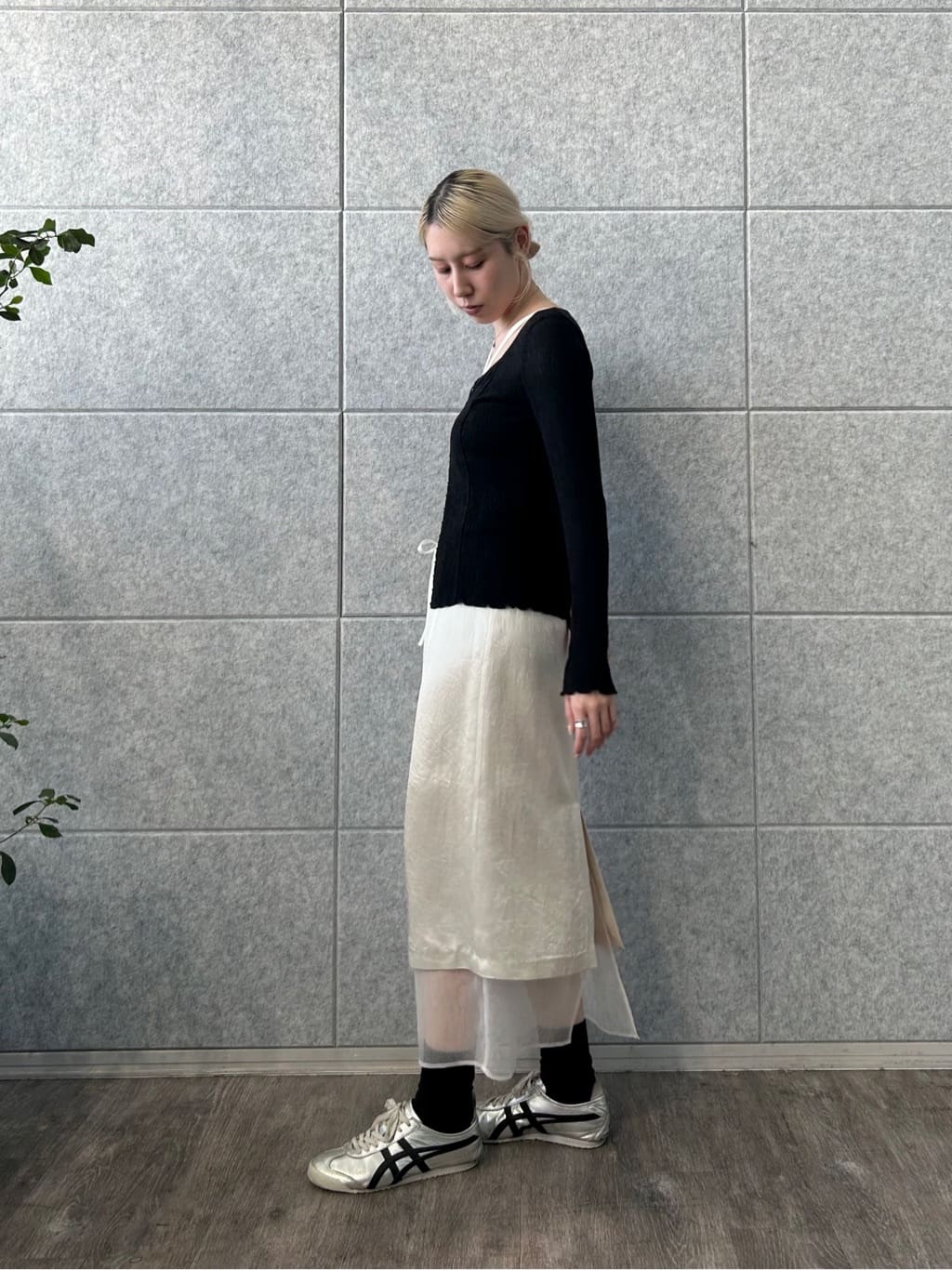 honoka Aさんの「CODE A｜【Cup-in】design cut camisole」を使ったコーディネート