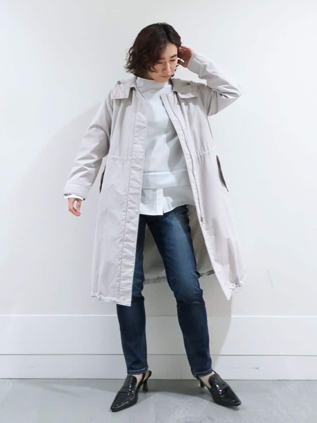 ミズタさんの「UNTITLED｜【Healthy DENIM&times;UNTITLED】別注 R Mrytle（リマートル）テーパードデニム」を使ったコーディネート