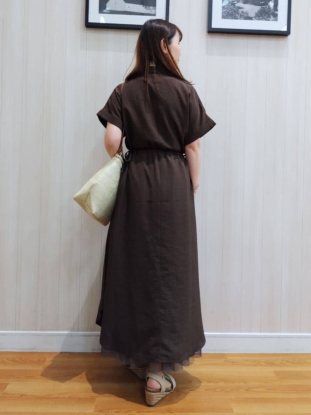 yseさんの「SHOO･LA･RUE｜◆ペーパーショルダーバッグ」を使ったコーディネート