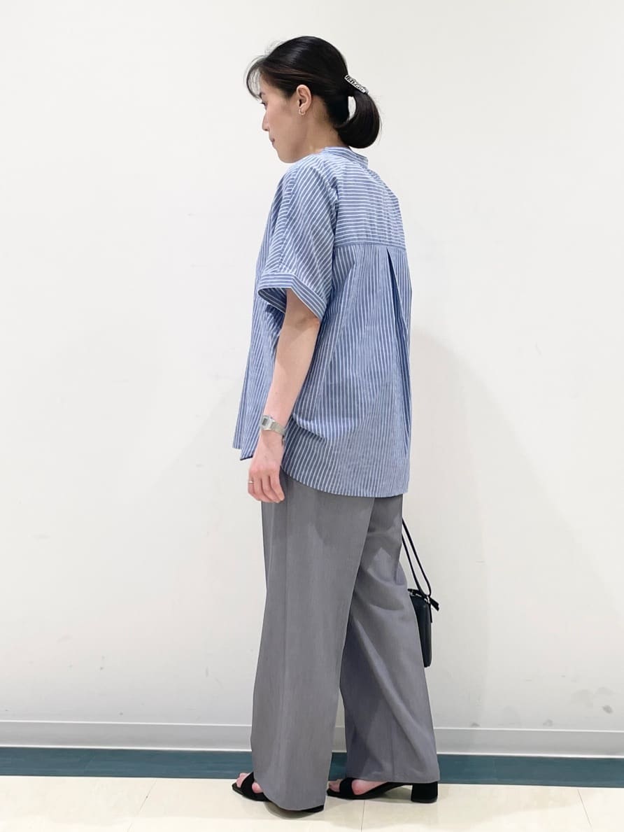 あんづさんの「SHOO･LA･RUE｜◆【洗える/S-LL】シアーネックがこなれ見え リブタンクトップ」を使ったコーディネート