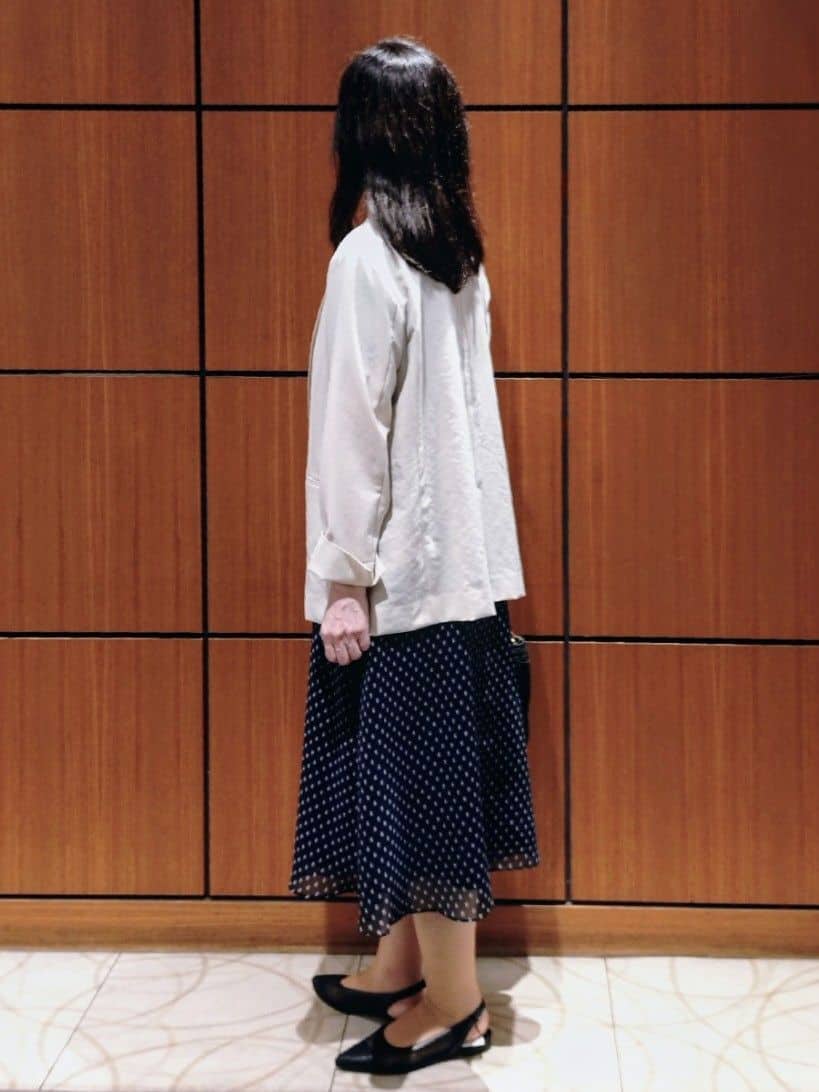 Kさんの「Reflect｜◆【夏SALE／WEB先行カラーあり／マシンウォッシュ可】コツキ幾何柄ワンピース」を使ったコーディネート
