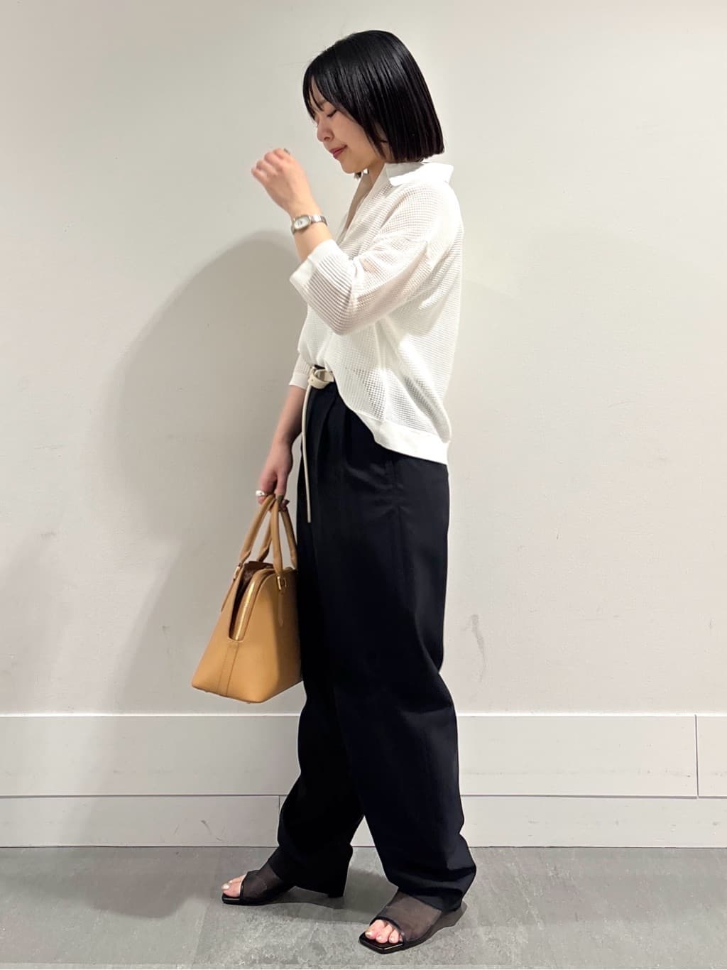 モエカさんの「UNTITLED｜【本革 旬トレンド】ナローベルト」を使ったコーディネート