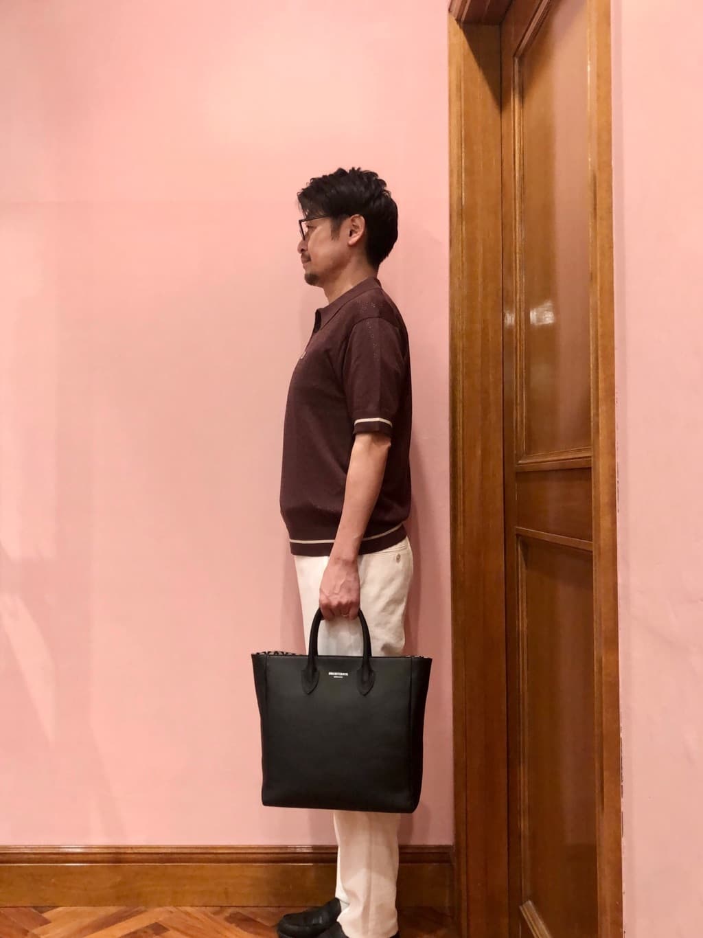 OKJさんの「DRESSTERIOR｜レースジャカード ニットポロ」を使ったコーディネート