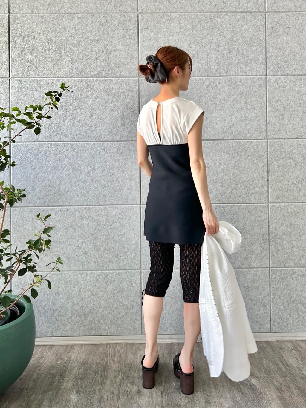 harunaさんの「CODE A｜lace leggings」を使ったコーディネート