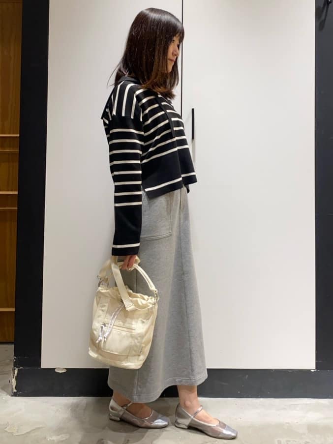shikaさんの「THE SHOP TK｜◆セーラーカラートップス【洗える】」を使ったコーディネート