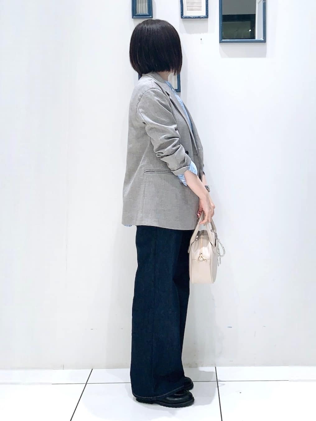 まぁさんさんの「grove｜【Lee&times;grove別注】WIDE DENIM PANTS」を使ったコーディネート