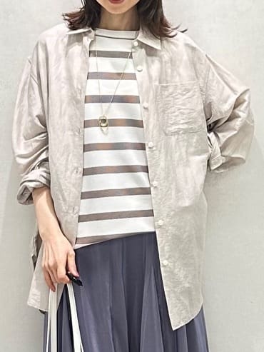Miwaさんの「UNTITLED｜ライトダブルリングネックレス」を使ったコーディネート