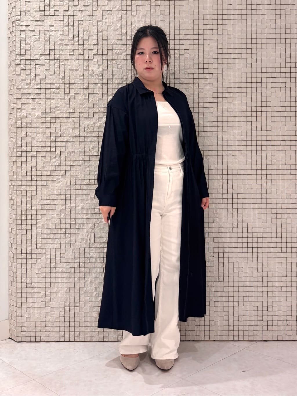 MEGUMIさんの「INDIVI｜【日本製】ビスチェインナータンクトップ」を使ったコーディネート