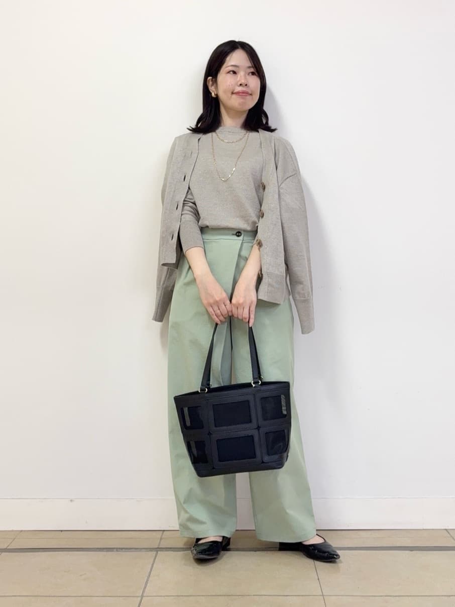 asamiさんの「UNTITLED｜◆【アンサンブル可能/洗える】リネン混ベーシックニット」を使ったコーディネート