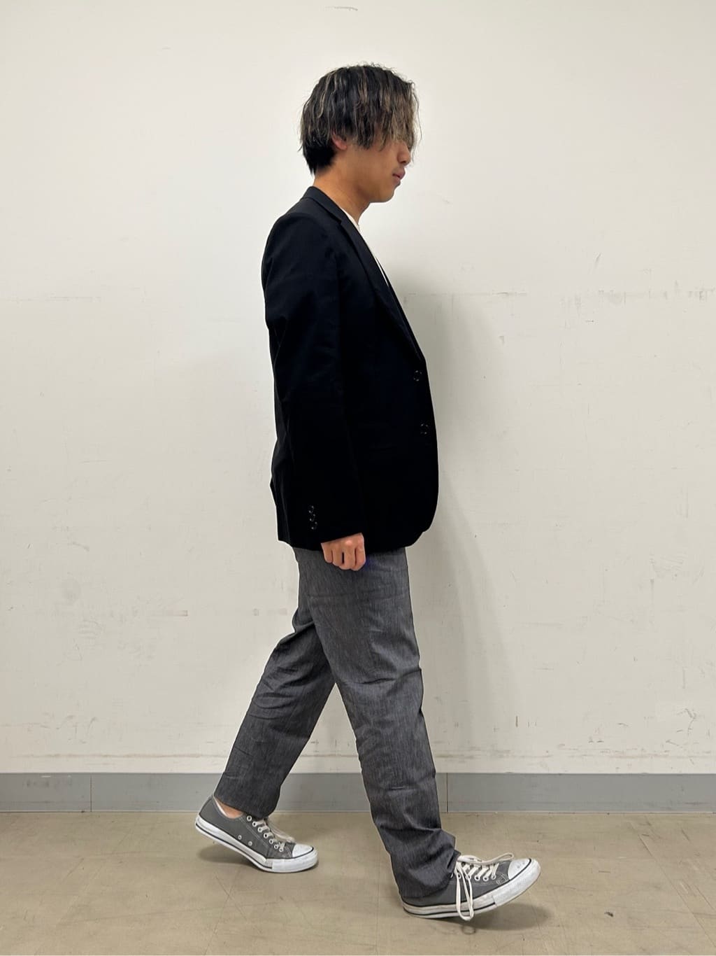 Hiroさんの「TAKEO KIKUCHI｜【抗菌防臭／5サイズ展開】ハイゲージポンチ Tシャツ」を使ったコーディネート