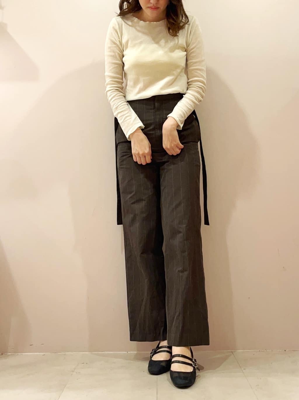 Oさんの「ESPERANZA｜ダブルベルトメッシュパンプス」を使ったコーディネート