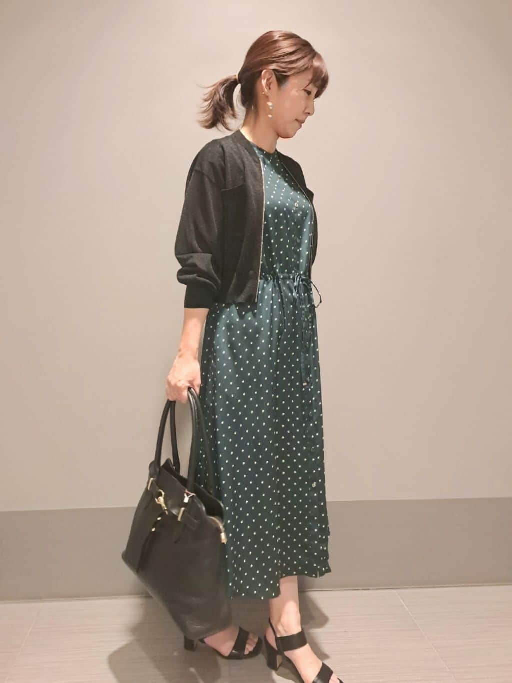 Takahashiさんの「DRESSTERIOR｜◆【洗える/清涼感】シアージップアップニットブルゾン」を使ったコーディネート