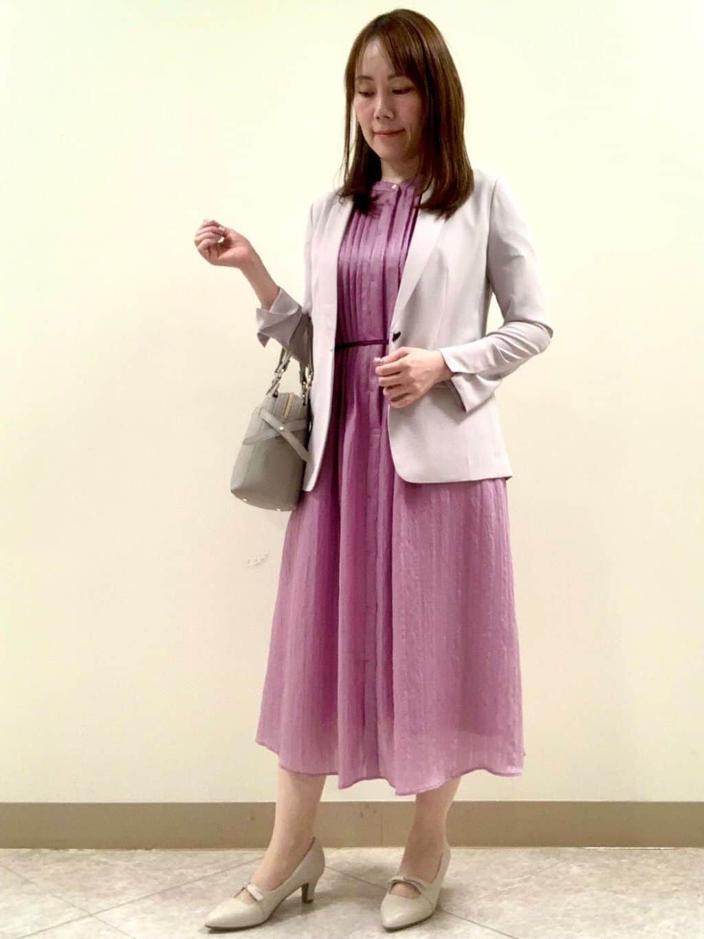 shimoさんの「Reflect｜◆【洗える／セットアップ可／通勤におすすめ】ライティジャケット」を使ったコーディネート