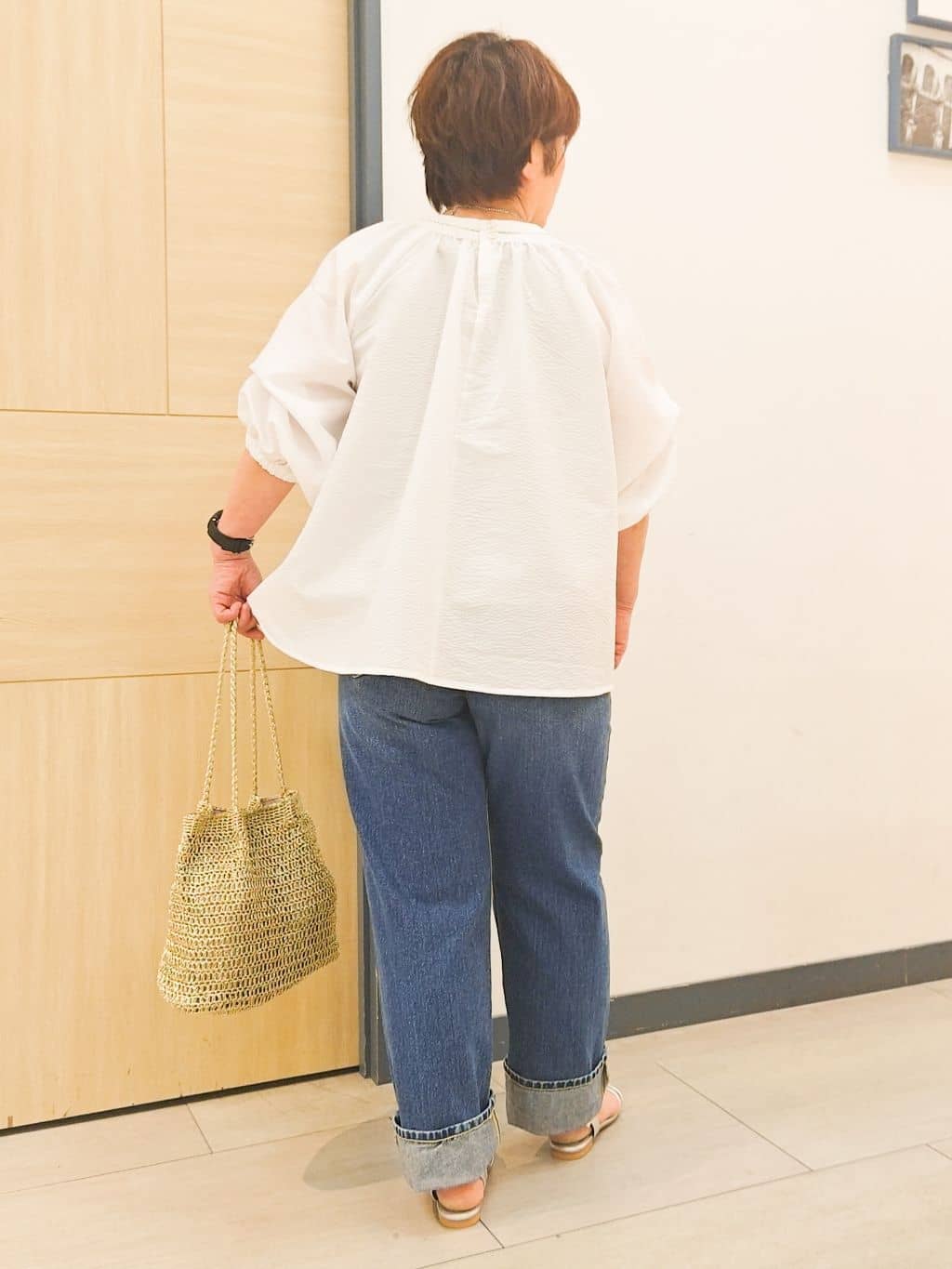 むぅポンさんの「grove｜【Lee&times;grove別注】STRAIGHT DENIM PANTS」を使ったコーディネート