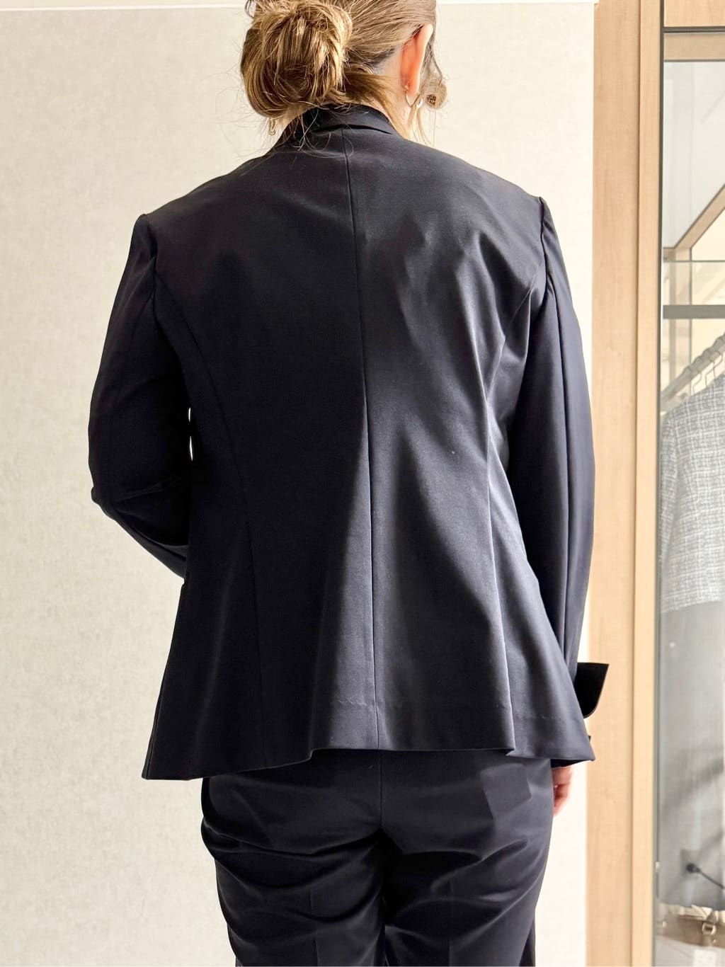 sayuさんの「UNTITLED｜◆【通勤/二の腕カバー】ジオメチェック ボウタイブラウス」を使ったコーディネート
