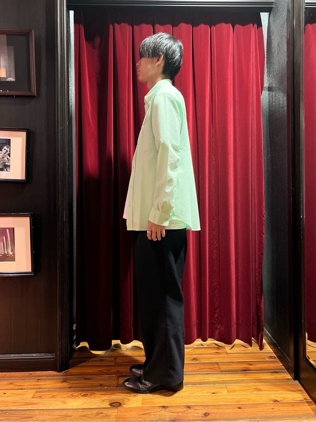 うっちーさんの「TAKEO KIKUCHI｜【抗菌防臭/シーズンレス】シアサッカー ジャージシャツ」を使ったコーディネート
