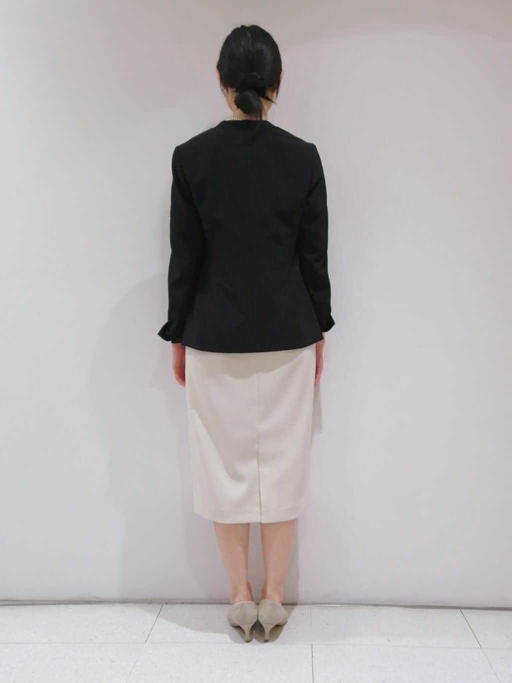 ayanoさんの「INDIVI｜◆【洗える／スーツ】ストレートラインワンピース」を使ったコーディネート