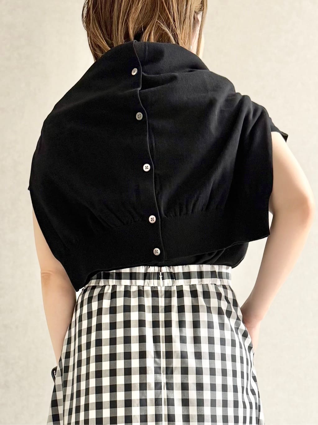 sayuさんの「UNTITLED｜◆【11色展開/コットン100/アンサンブル可能】クルーカーディガン」を使ったコーディネート