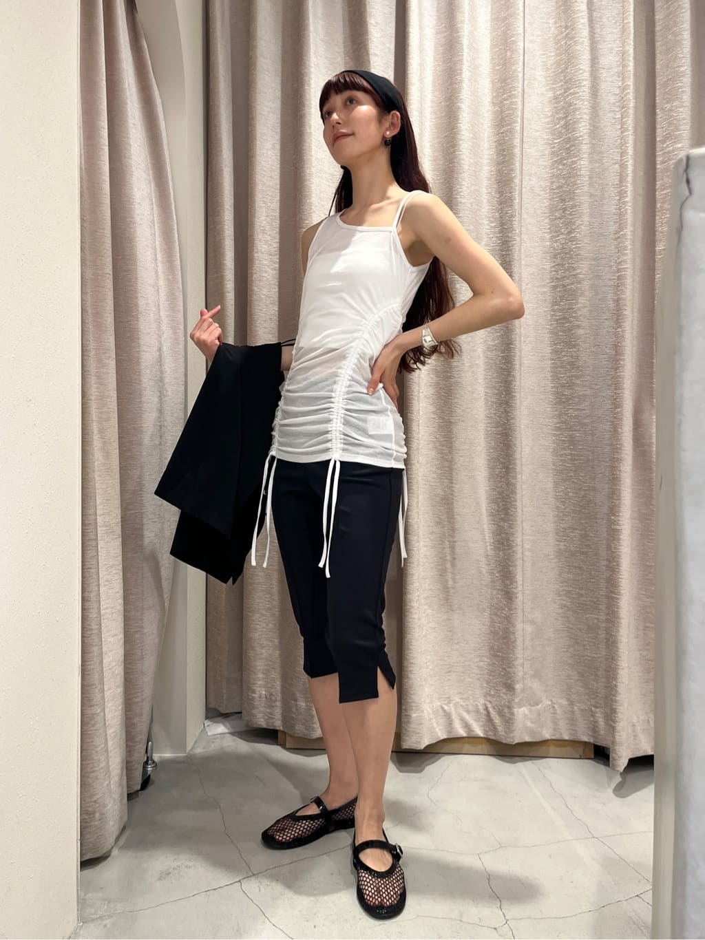 Rielさんの「CODE A｜cropped leggings pants」を使ったコーディネート
