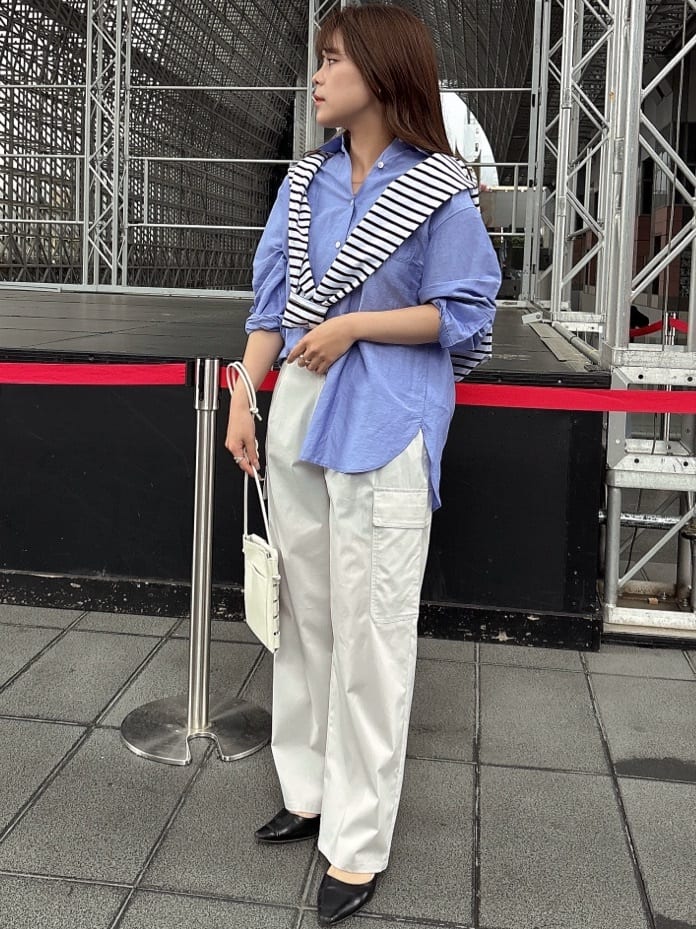 R.Kさんの「UNTITLED｜◆【洗える/スポーティー】ストレートカーゴパンツ」を使ったコーディネート