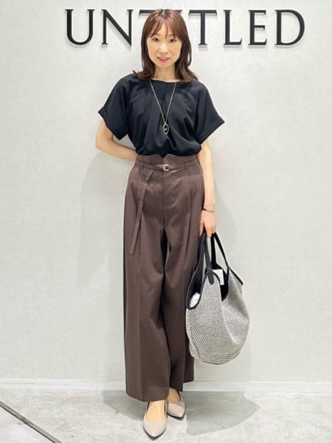 Miwaさんの「UNTITLED｜ライトダブルリングネックレス」を使ったコーディネート