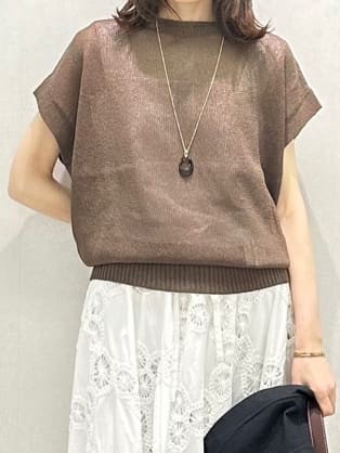 Miwaさんの「UNTITLED｜マーブルドロップネックレス」を使ったコーディネート