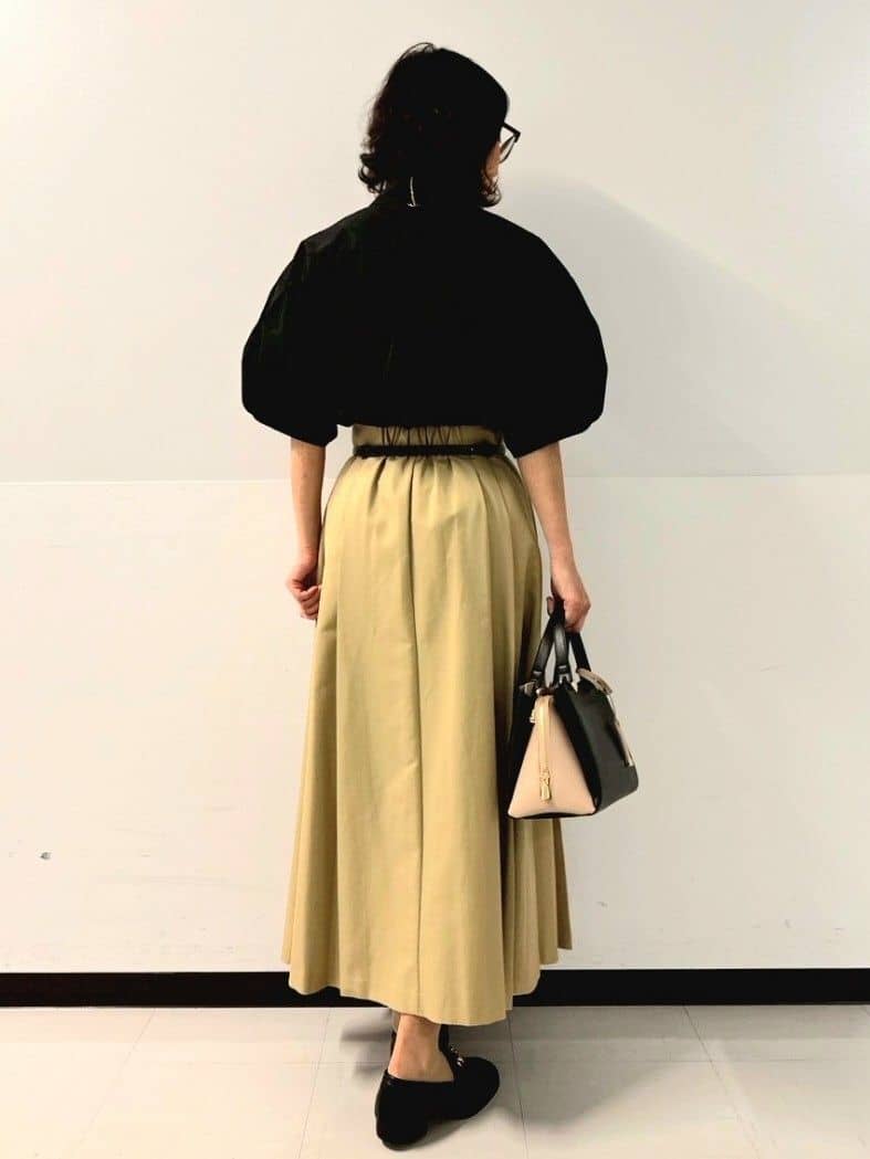 くまみさんの「OPAQUE.CLIP｜スライドベルト」を使ったコーディネート