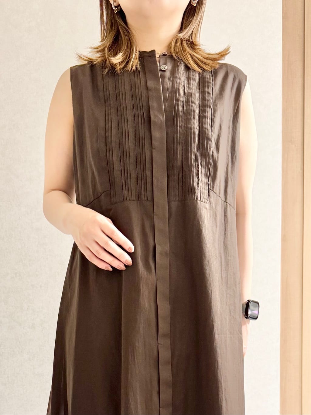sayuさんの「UNTITLED｜◆【体型カバー/日除け】ドルマンスリーブ ガーターカーディガン」を使ったコーディネート