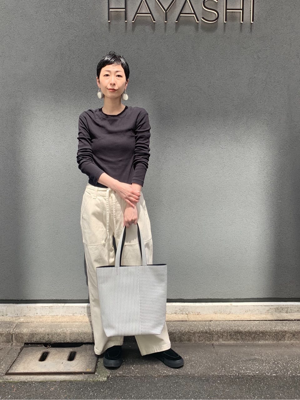 Kさんの「HIROKO HAYASHI｜OTTICA（オッティカ） トートバッグL」を使ったコーディネート