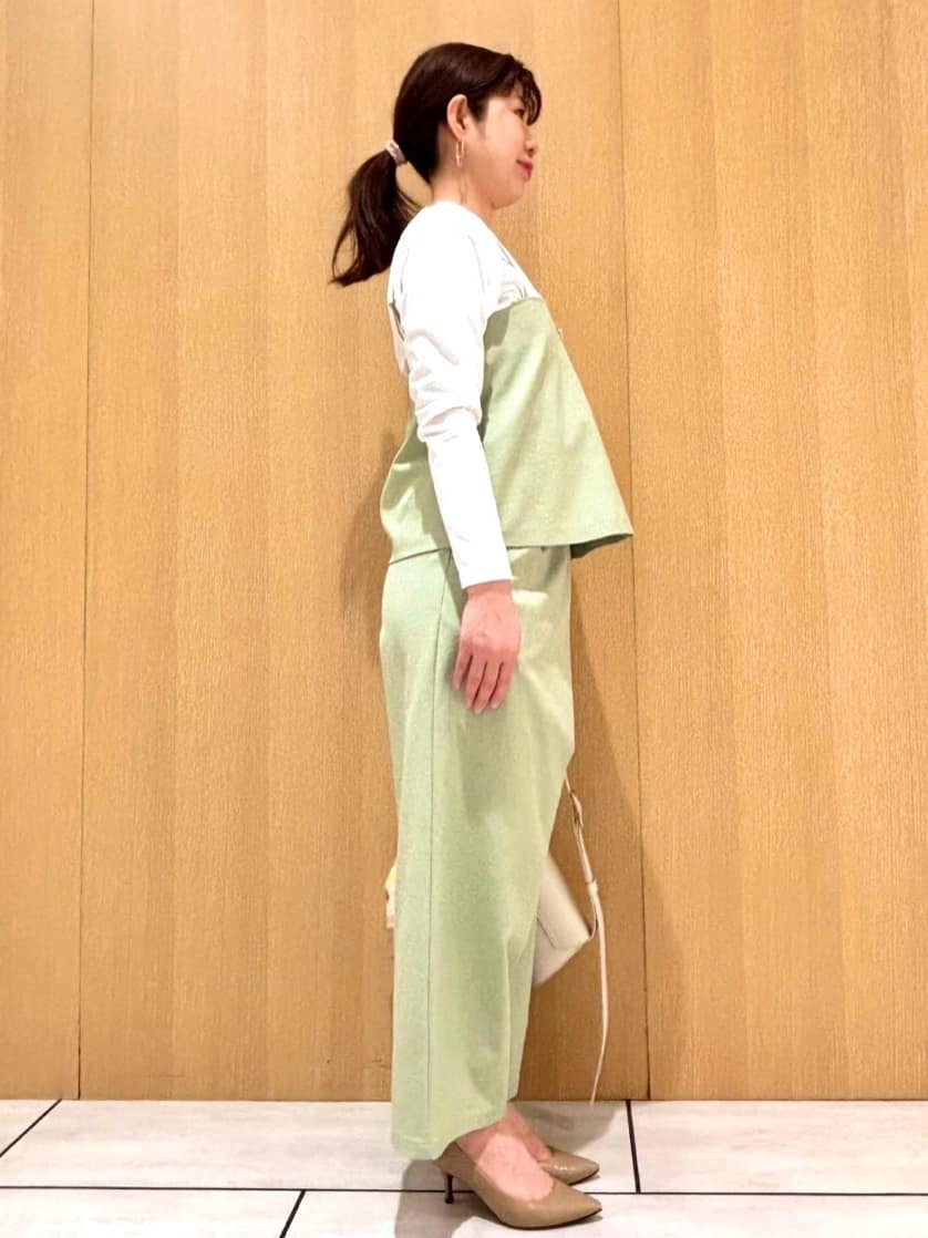 CHISATOさんの「UNTITLED｜◆【セットアップ可能】フロントラップ ワイドパンツ」を使ったコーディネート